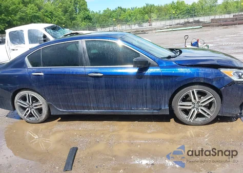 2016 Honda Accord Sport из США, поврежденный, VIN 1HGCR2F54GA031453